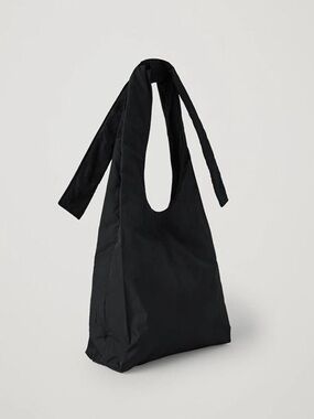 COS knotted strap small nylon tote bag